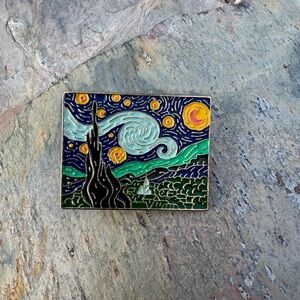 Starry Night Enamel Pin